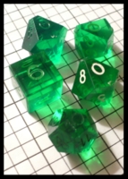 Dice : Dice - DM Collection - Armory Green Transparent 2nd Generation Extras